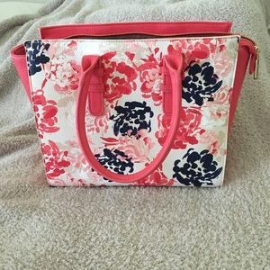 Charming Charlie’s floral shoulder bag